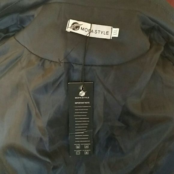 NWT Navy Satin Kids Pea Coat - Picture 8 of 8